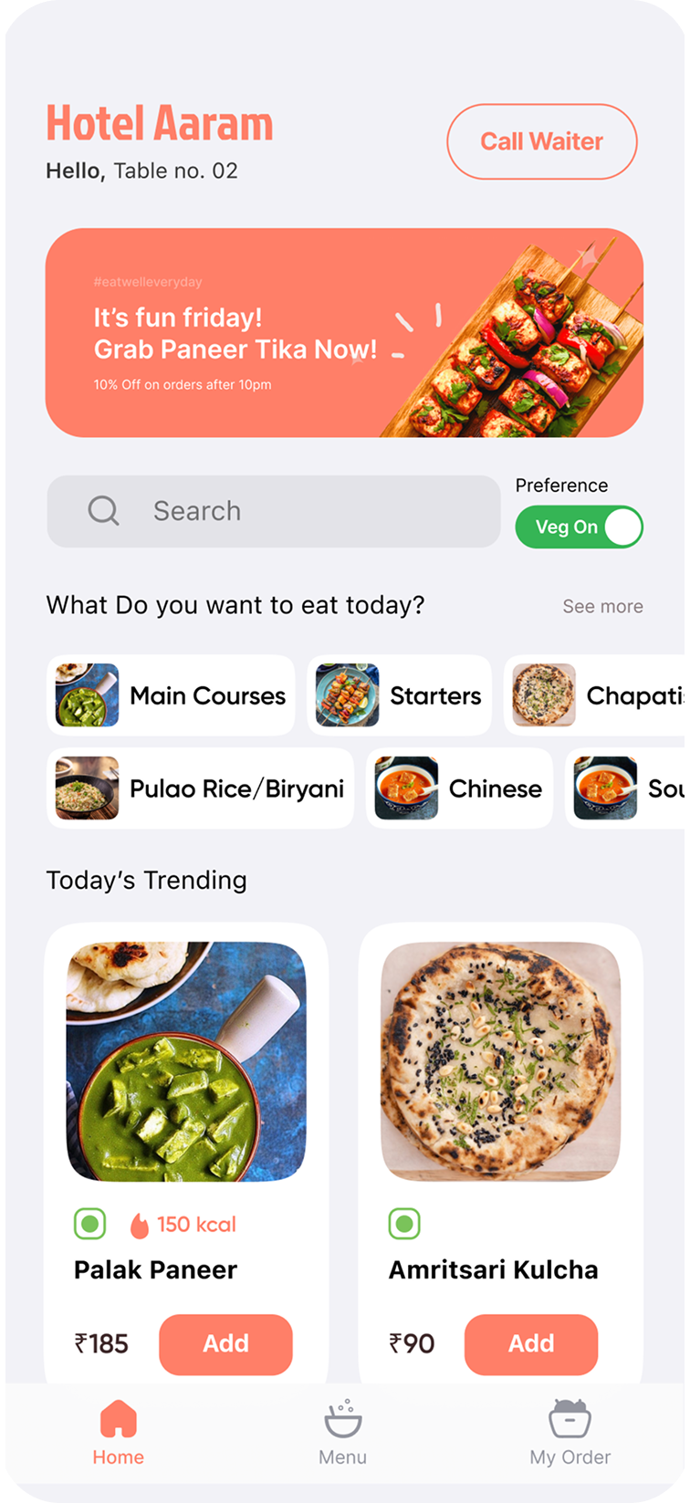 Main Menu